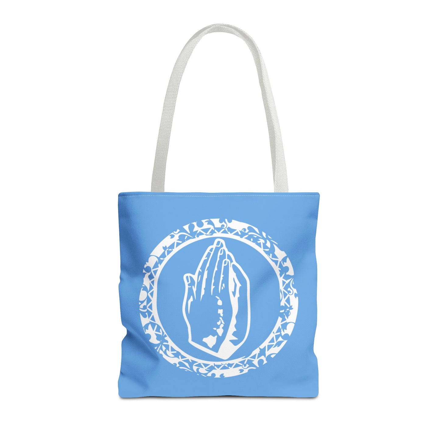 Light Blue Cursive SoBlesd Tote Bag