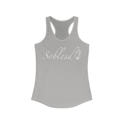 Cursive logo Racerback Tank