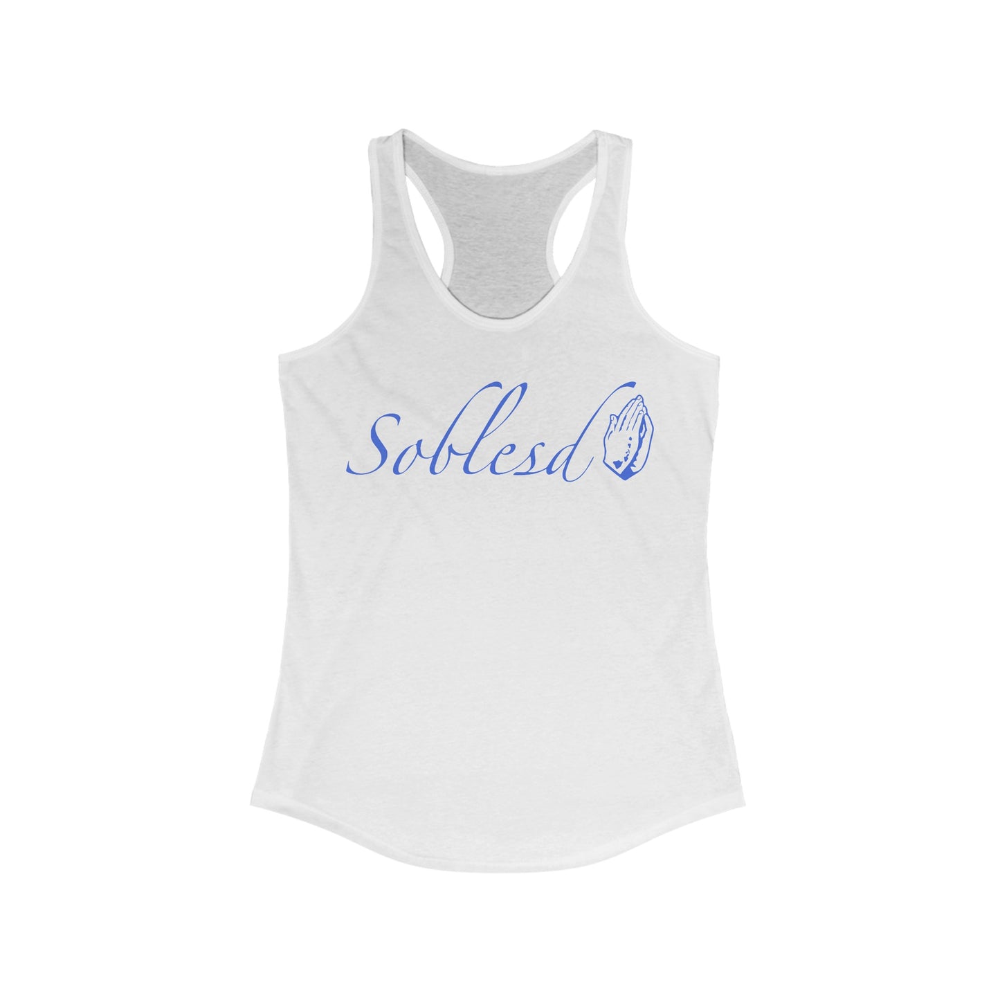 Cursive logo Racerback Tank