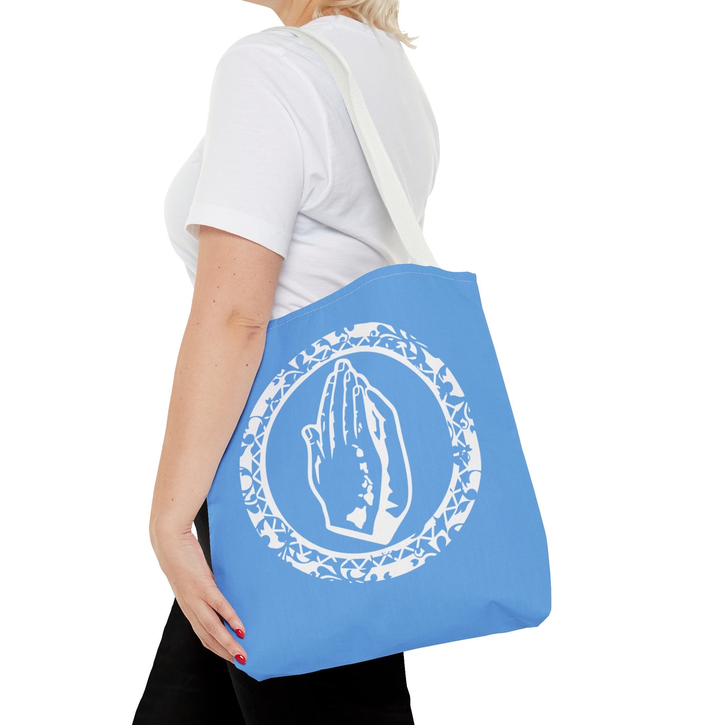 Light Blue SoBlesd Tote Bag