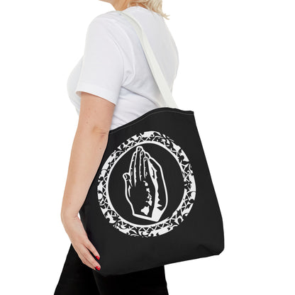 Black Cursive SoBlesd Tote Bag