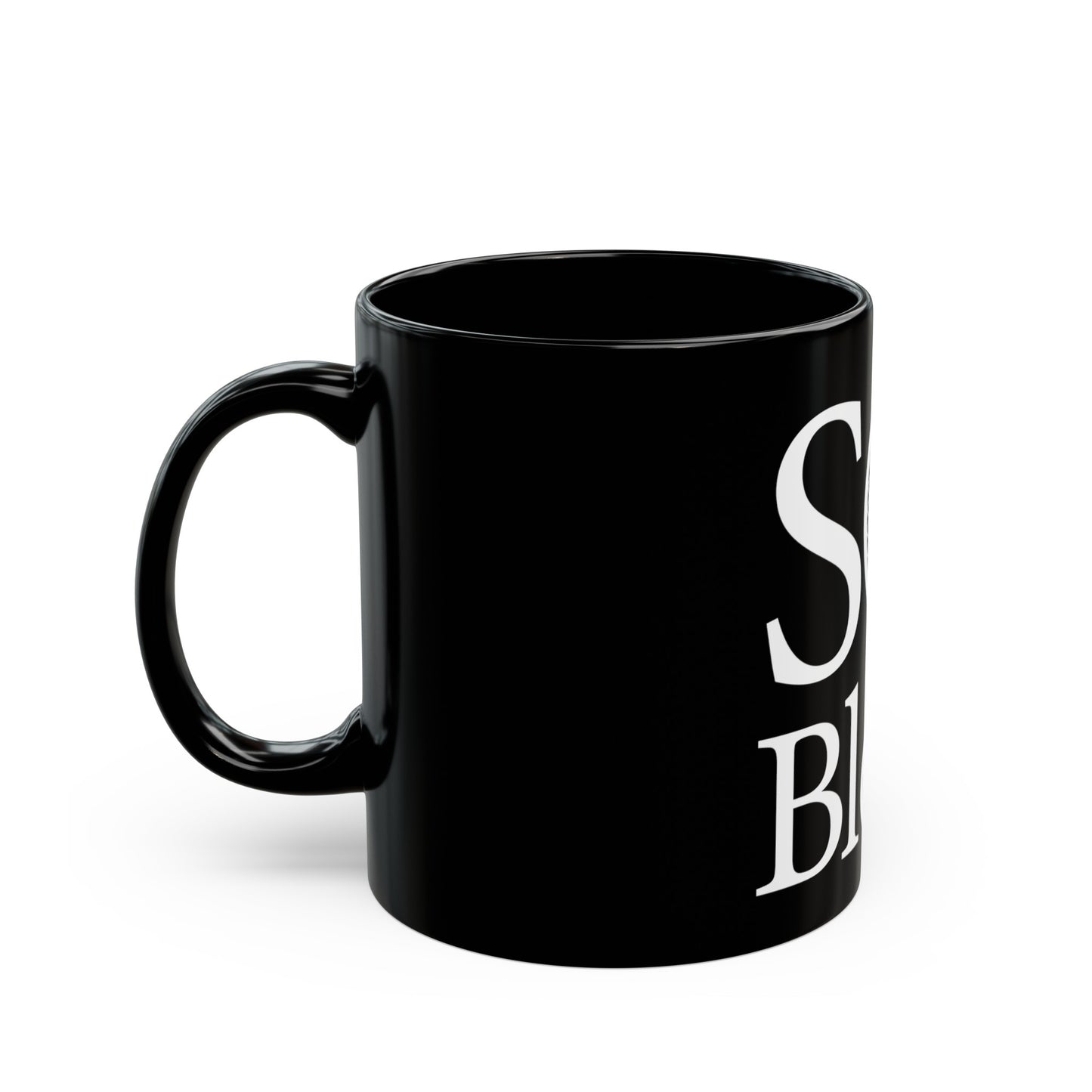 Black Coffee Mug Stacked SoBlesd (11oz)