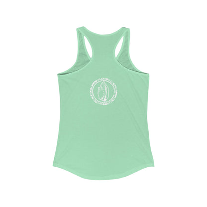 Cursive logo Racerback Tank