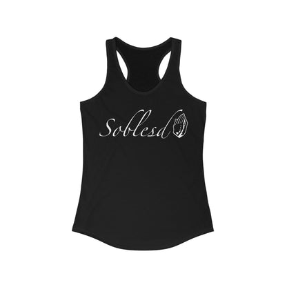 Cursive logo Racerback Tank