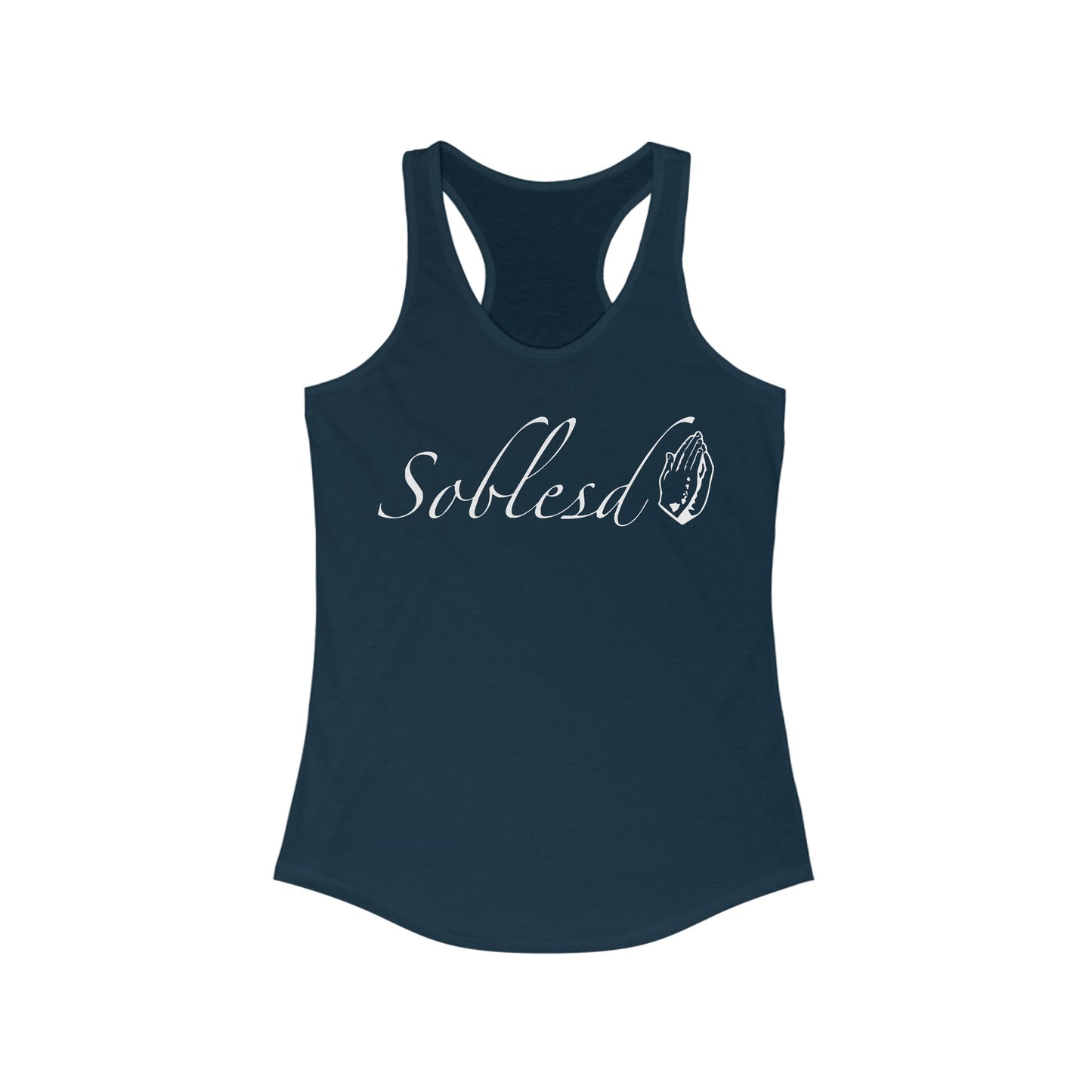 Cursive logo Racerback Tank