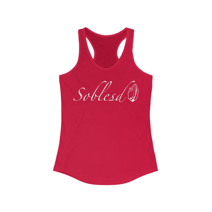 Cursive logo Racerback Tank