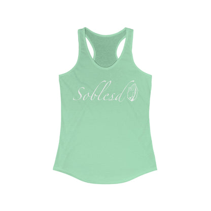 Cursive logo Racerback Tank