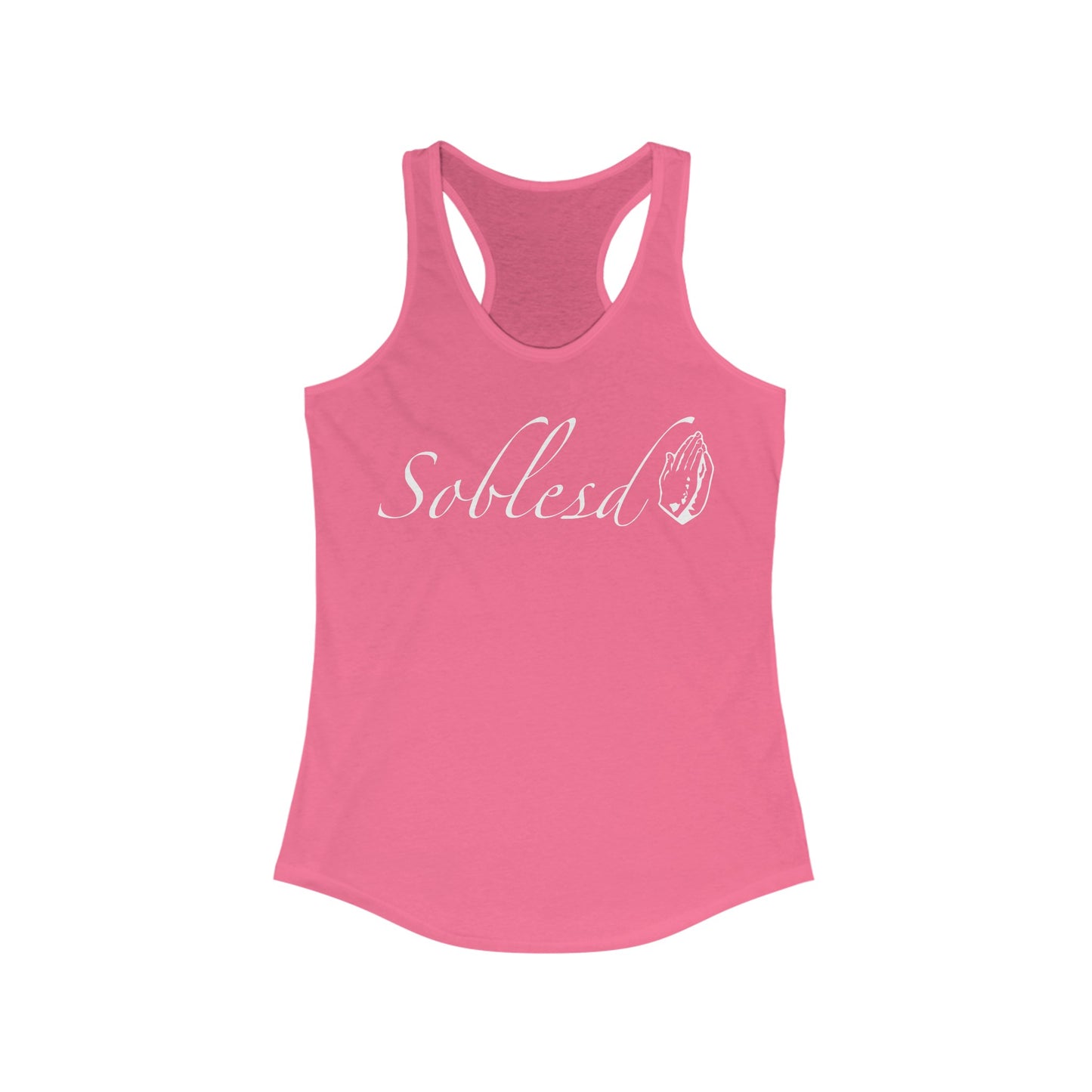 Cursive logo Racerback Tank