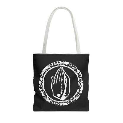 Black Cursive SoBlesd Tote Bag