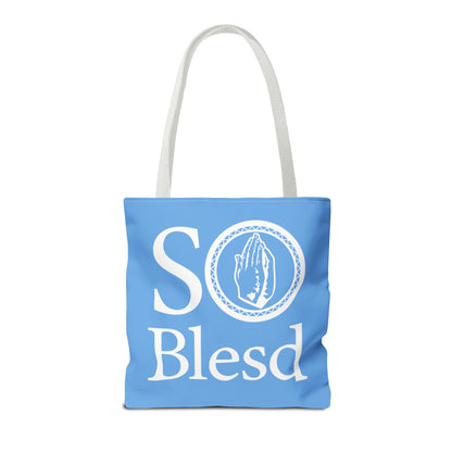 Light Blue SoBlesd Tote Bag