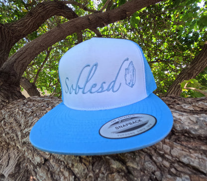 Light Blue SoBlesd Embroidered Hat (Copy)