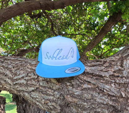 Light Blue SoBlesd Embroidered Hat (Copy)